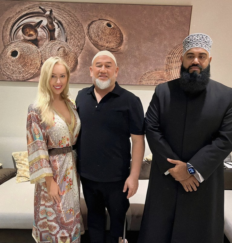 Sultan Muhammad V & Brittany Porter