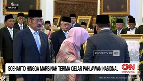 VIDEO: Soeharto Hingga Marsinah Terima Gelar Pahlawan Nasional