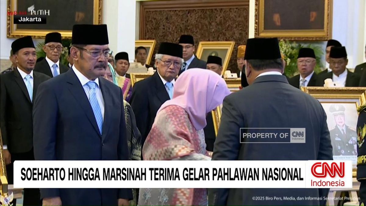 VIDEO: Soeharto Hingga Marsinah Terima Gelar Pahlawan Nasional