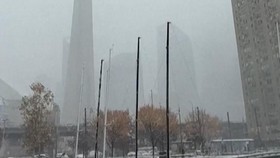 Musim Dingin Tiba, Salju Mulai Menyelimuti Kota Toronto Kanada