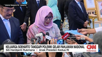 VIDEO: Keluarga Soeharto Tanggapi Polemik Gelar Pahlawan Nasional