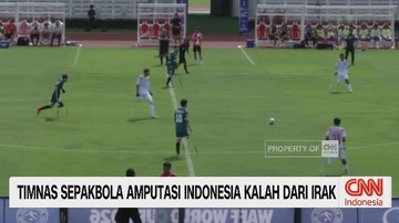 VIDEO: Timnas Sepak Bola Amputasi Indonesia Kalah dari Irak