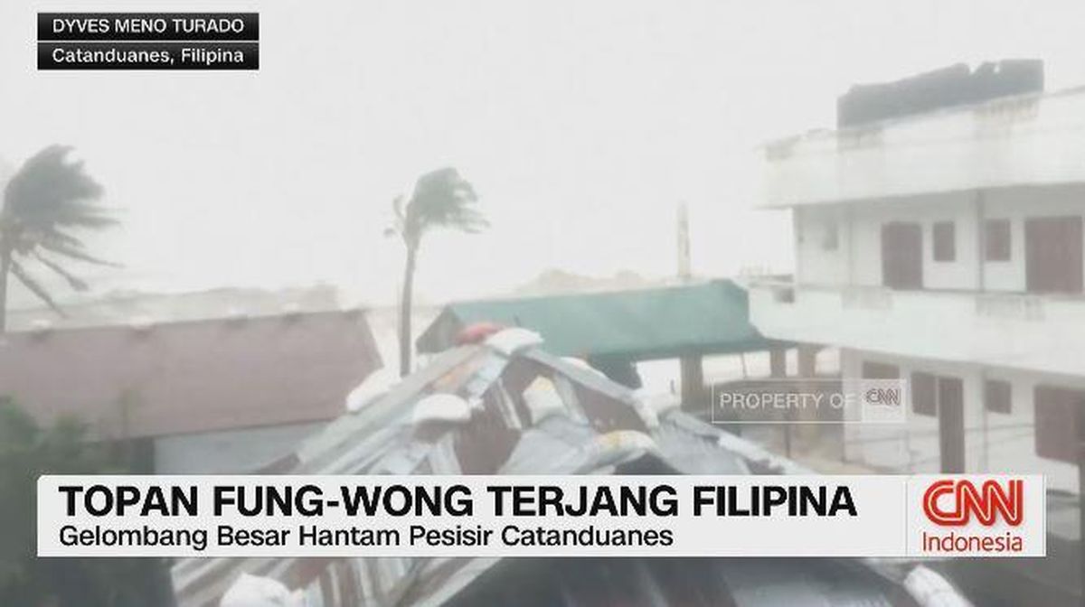 VIDEO: Topan Fung-Wong Terjang Filipina