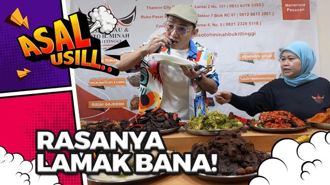 Datang ke Festival Makanan Minang, Kalap Cobain Makanan Khasnya