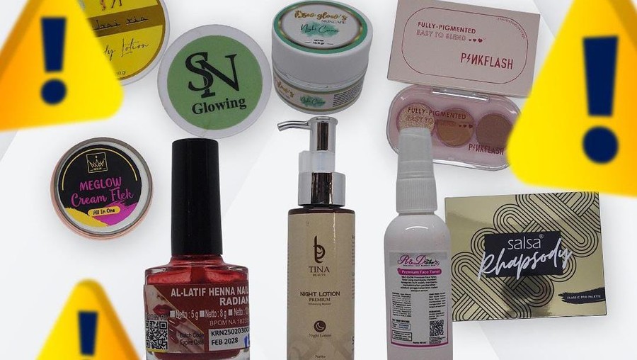 Daftar 23 Kosmetik Berbahaya Temuan Terbaru BPOM