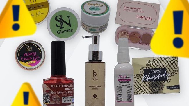 Ada Merek Terkenal! Ini Daftar 23 Kosmetik Berbahaya Temuan Terbaru BPOM