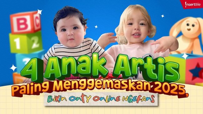 4 Anak Artis Paling Menggemaskan 2025, Bikin Onty Online Ngefans