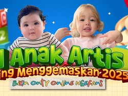 4 Anak Artis Paling Menggemaskan 2025, Bikin Onty Online Ngefans