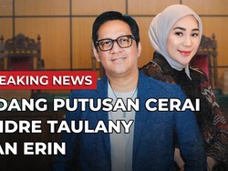 Live Streaming: Sidang Putusan Cerai Andre Taulany dan Erin