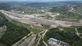 FOTO: Mengintip Progres Bendungan Jragung yang Ditargetkan Kelar 2026