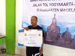 Sawah 21 Meter di Magelang Kesenggol Tol Jogja-Bawen Dapat UGR Segini