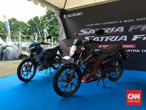 Suzuki Satria F150 2025 terdiri dari dua varian, standar dan Pro.