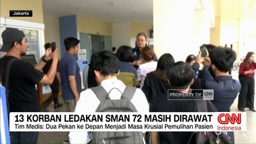VIDEO: 13 Korban Ledakan SMAN 72 Masih Dirawat