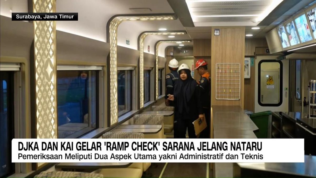 VIDEO: DJKA dan KAI Gelar Ramp Check Sarana Kereta Api Jelang Nataru