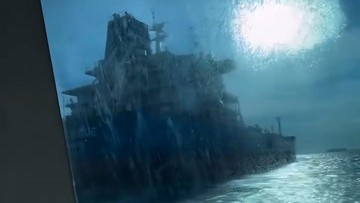 Detik-detik Tabrakan Kapal Feri dengan Tanker di Perairan Singapura