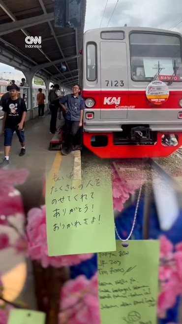 Arigato! Tiga KRL Eks Jepang Pensiun di Stasiun Jakarta Kota