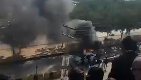 Penampakan Ledakan di Islamabad Pakistan, 12 Orang Tewas