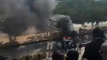 Penampakan Ledakan di Islamabad Pakistan, 12 Orang Tewas