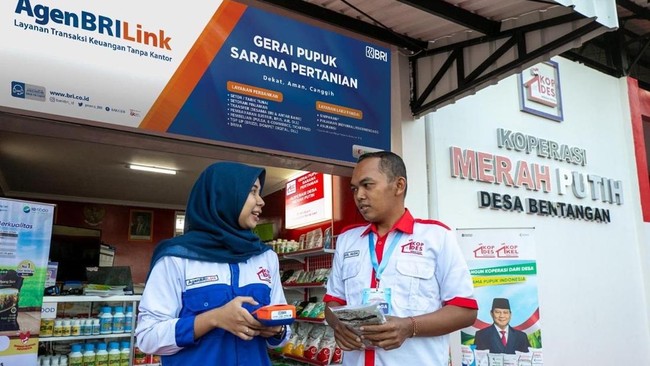 BRI memperkuat KDKMP melalui AgenBRILink, perluas akses keuangan dan mendorong ekonomi desa, jangkau hingga 80% desa di Indonesia.