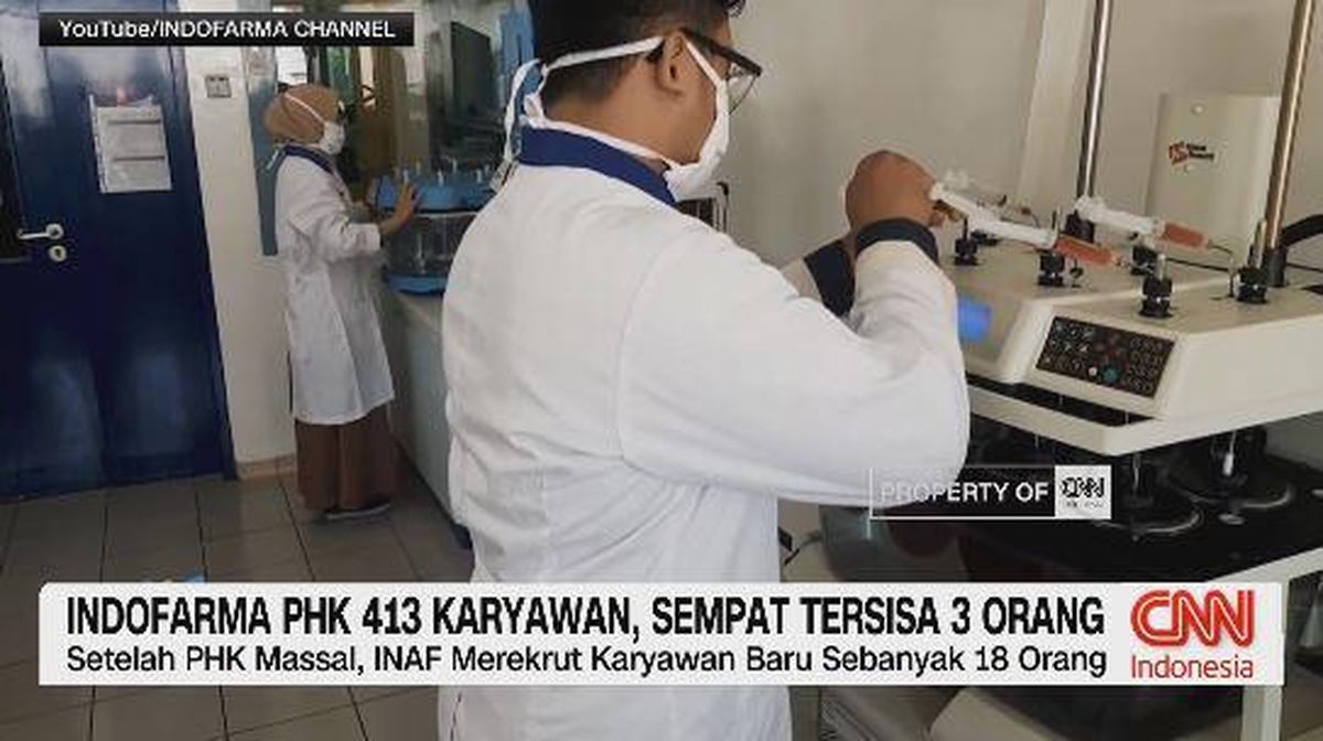 VIDEO: Indofarma PHK 413 Karyawan, Sempat Tersisa 3 Orang