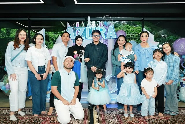 Potret Ulang Tahun Ke-2 Azura Putri Aurel Hermansyah dan Atta Halilintar