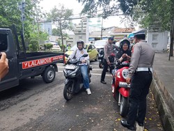 Samsat-Polantas Kota Serang Gelar Razia, 88 Kendaraan Kedapatan Nunggak Pajak