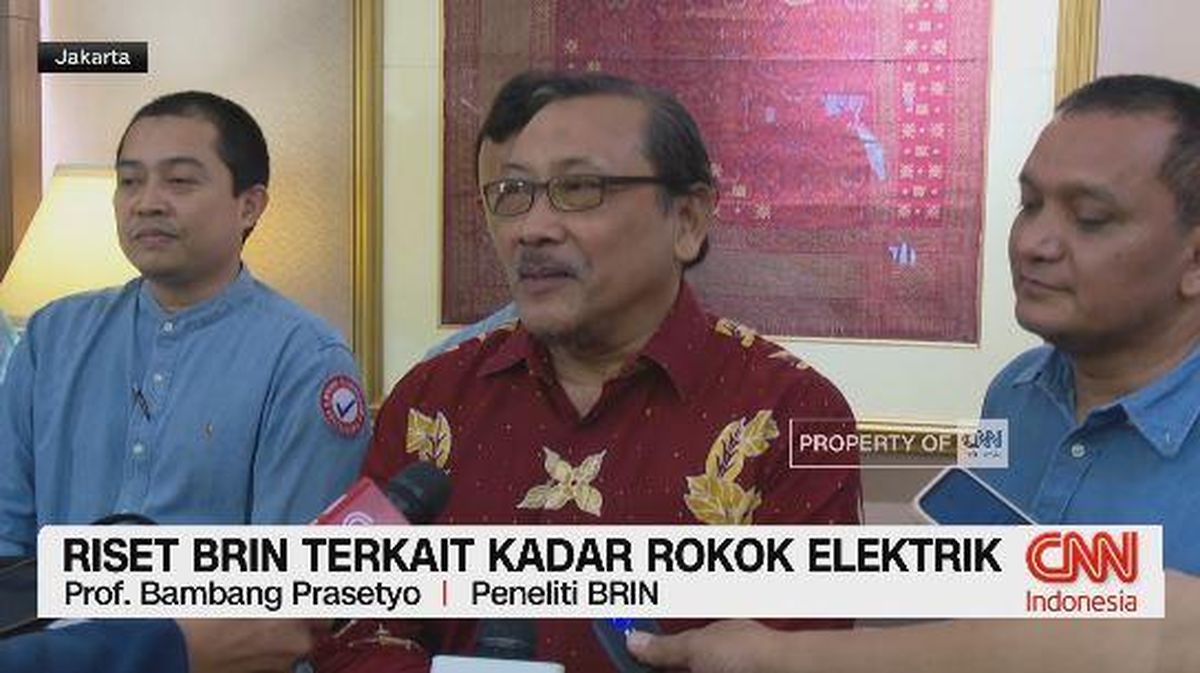 VIDEO: Riset BRIN Terkait Kadar Rokok Elektrik