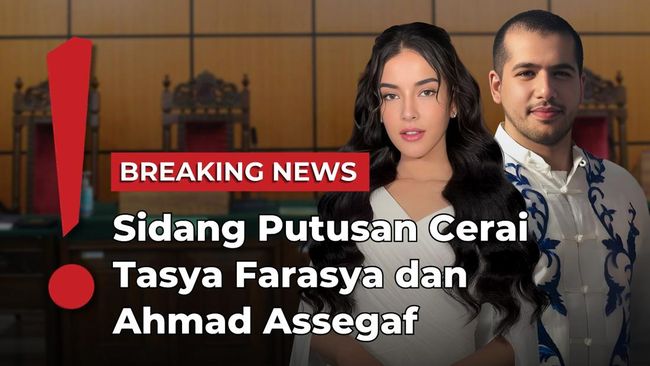 Live Streaming: Sidang Putusan Cerai Tasya Farasya-Ahmad Assegaf