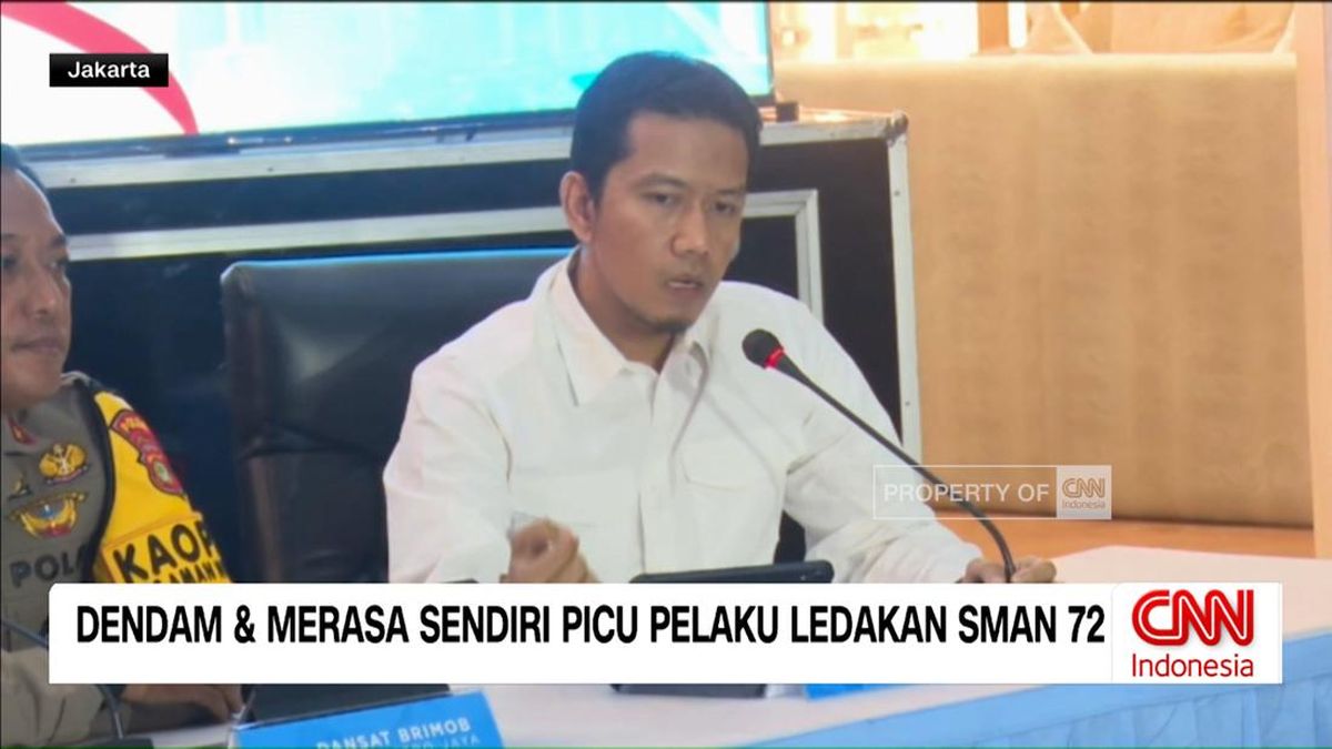 VIDEO: Dendam dan Rasa Sendiri Picu Pelaku Ledakan SMAN 72