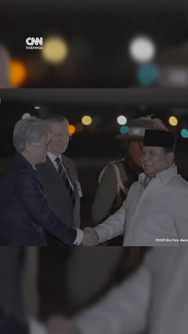 Momen Prabowo Tiba di Sydney dan Disambut Pejabat Australia