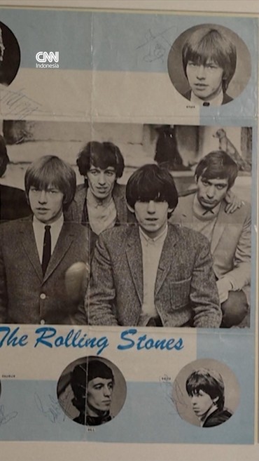 Lelang Koleksi Band The Rolling Stones Ditaksir Tembus Rp21,7 Miliar