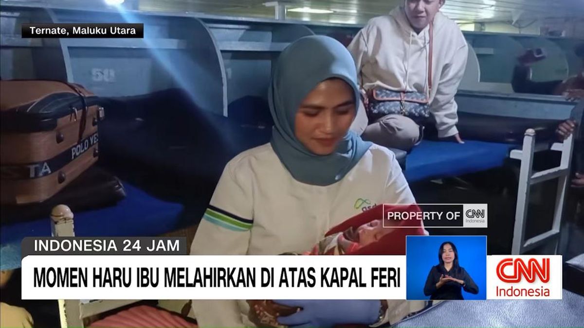 VIDEO: Momen Haru Ibu Melahirkan di Atas Kapal Feri