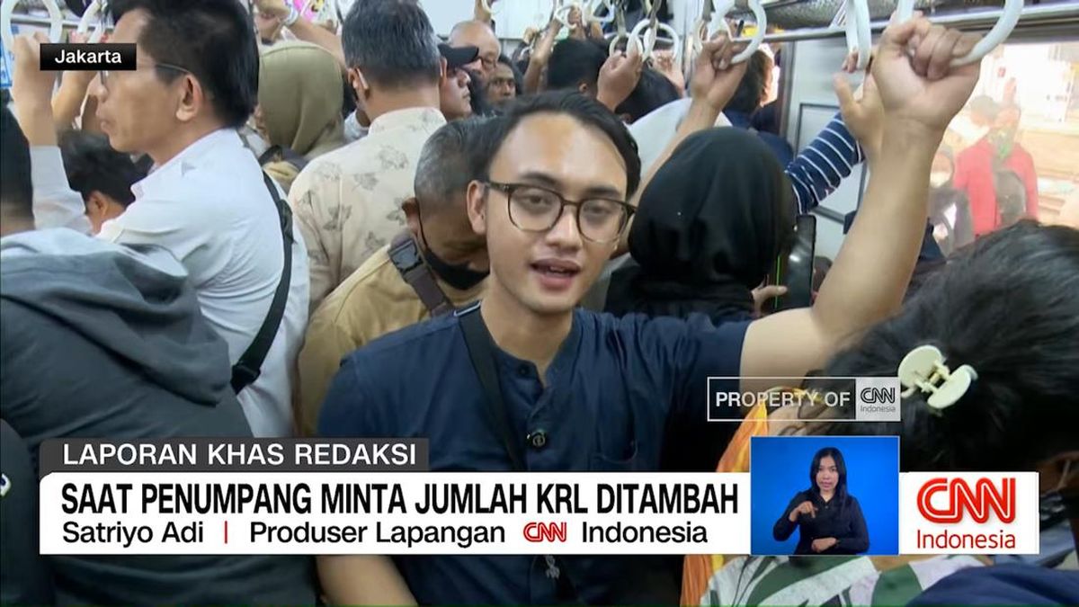 VIDEO: Saat Penumpang Minta Jumlah KRL Ditambah