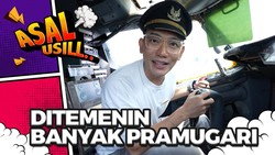 Gayanya Kayak Pilot, Cobain Makan di Restoran Pesawat