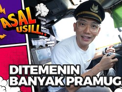 Gayanya Kayak Pilot, Cobain Makan di Restoran Pesawat