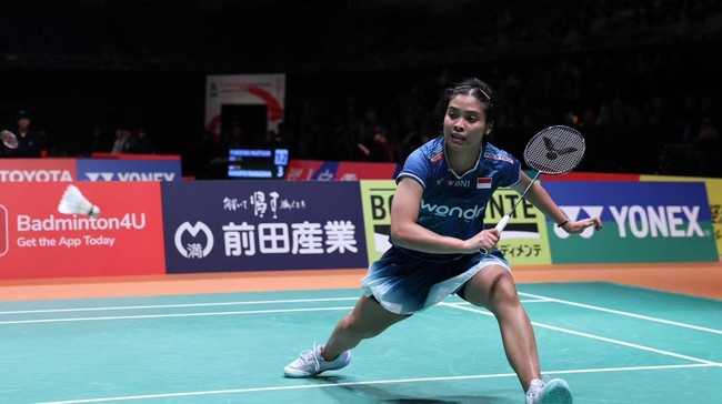 Gregoria Mariska Tunjung berhasil lolos ke semifinal Kumamoto Masters 2025 usai mengalahkan Asuka Takahashi, Jumat (14/11).