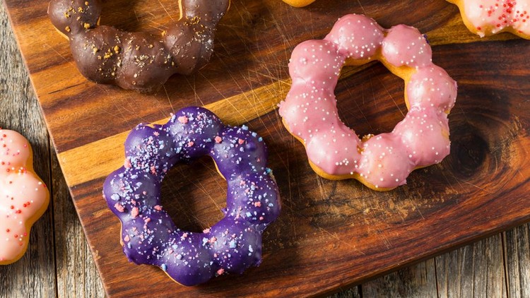 Ilustrasi donat mochi