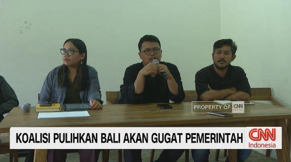 VIDEO: Koalisi Pulihkan Bali Akan Gugat Pemerintah
