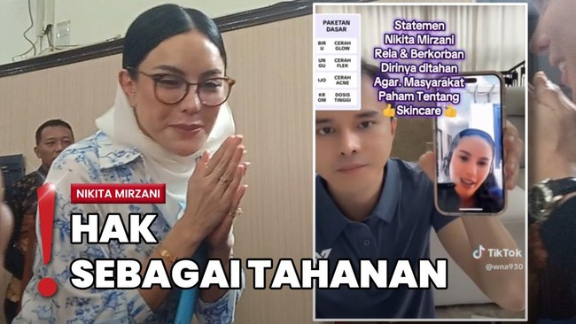 Nikita Mirzani Muncul di Live TikTok dari Rutan, Ditjen PAS Klarifikasi
