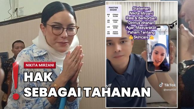 Nikita Mirzani Muncul di Live TikTok dari Rutan, Ditjen PAS Klarifikasi