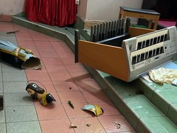 Polisi Selidiki Patung Yesus Patah di Kapela Biara Maumere