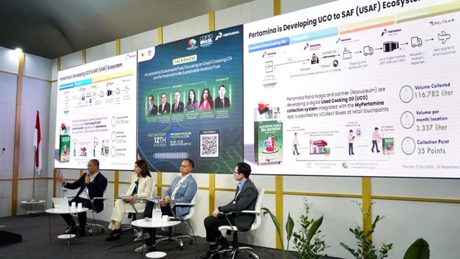 Indonesia komitmen kembangkan SAF untuk mencapai net zero emission 2060, Pertamina diharapkan jadi pemimpin regional dalam inisiatif ini.