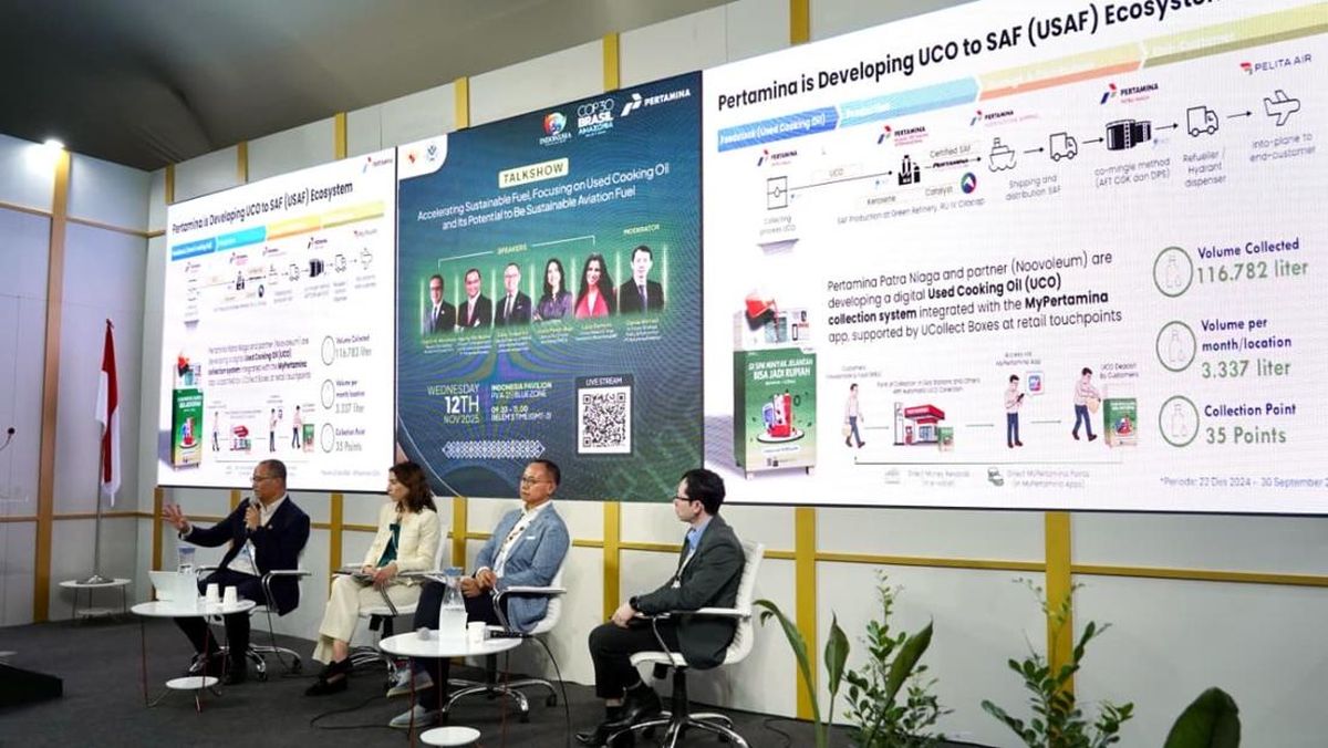 MPR Dorong Pertamina Pimpin Pengembangan SAF Regional di COP30 Brasil