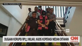 VIDEO: Dugaan Korupsi Rp 1,1 Miliar, Kadis Koperasi Medan Ditahan