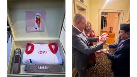 Prabowo Beri Hadiah 'Toto' Anjing Kesayangan PM Australia