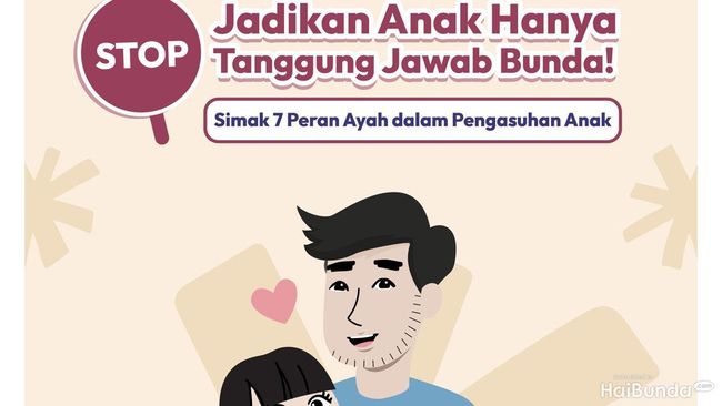 Stop Jadikan Anak Hanya Tanggung Jawab Bunda! Simak 7 Peran Ayah dalam Pengasuhan Anak
