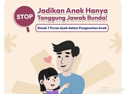 Stop Jadikan Anak Hanya Tanggung Jawab Bunda! Simak 7 Peran Ayah dalam Pengasuhan Anak