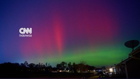 Keindahan Aurora Borealis Hiasi Langit Iowa Amerika Serikat