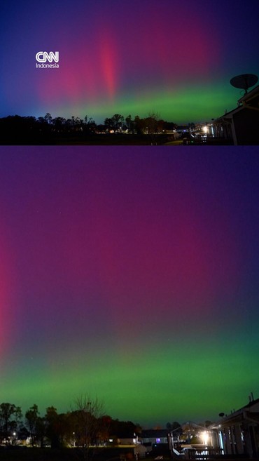 Keindahan Aurora Borealis Hiasi Langit Iowa Amerika Serikat