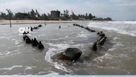 Bangkai Kapal Abad ke-14 Ditemukan usai Topan Kalmaegi